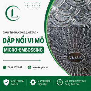 Công Nghệ micro-embossing: Dập Nổi Vi Mô Tán Xạ Ánh Sáng