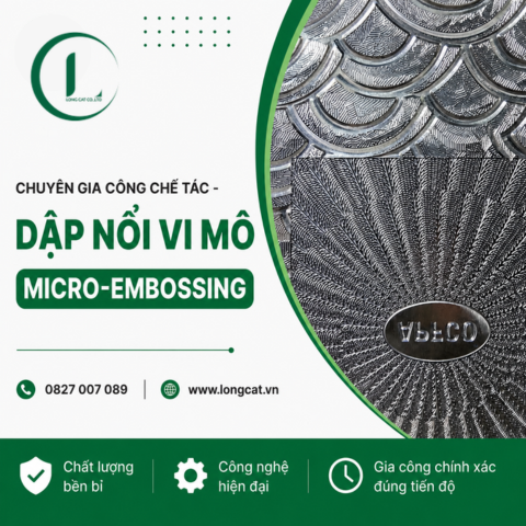 Công Nghệ micro-embossing: Dập Nổi Vi Mô Tán Xạ Ánh Sáng