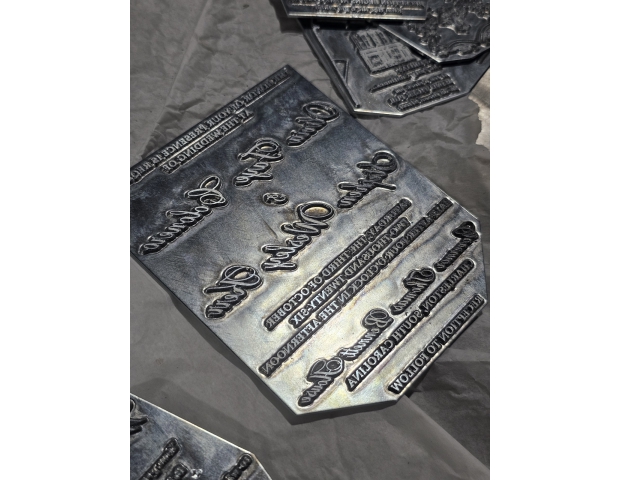 Khuôn Letterpress Printing ; Khuôn thiệp cưới